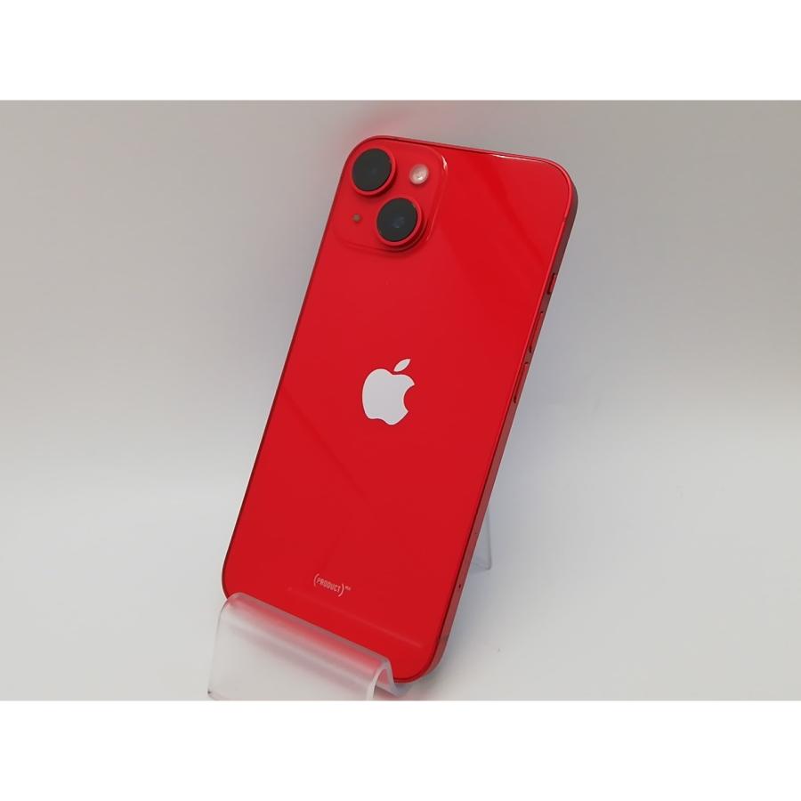 【中古】Apple docomo 【SIMフリー】 iPhone 14 128GB  (PRODUCT)RED MPV93J/A【府中ル・シーニュ】保証期間１ヶ月【ランクA】