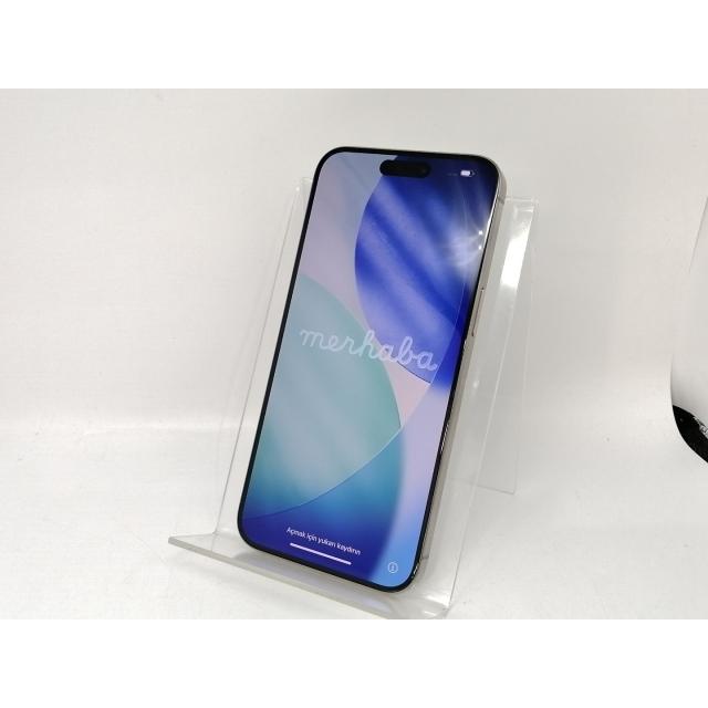 【中古】Apple au 【SIMフリー】 iPhone 15 Pro Max 256GB ナチュラルチタニウム MU6R3J/A【東池袋1丁目】保証期間１ヶ月【ランクA】の画像