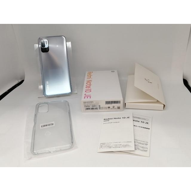 中古】Xiaomi UQmobile 【SIMフリー】 Redmi Note 10 JE クローム