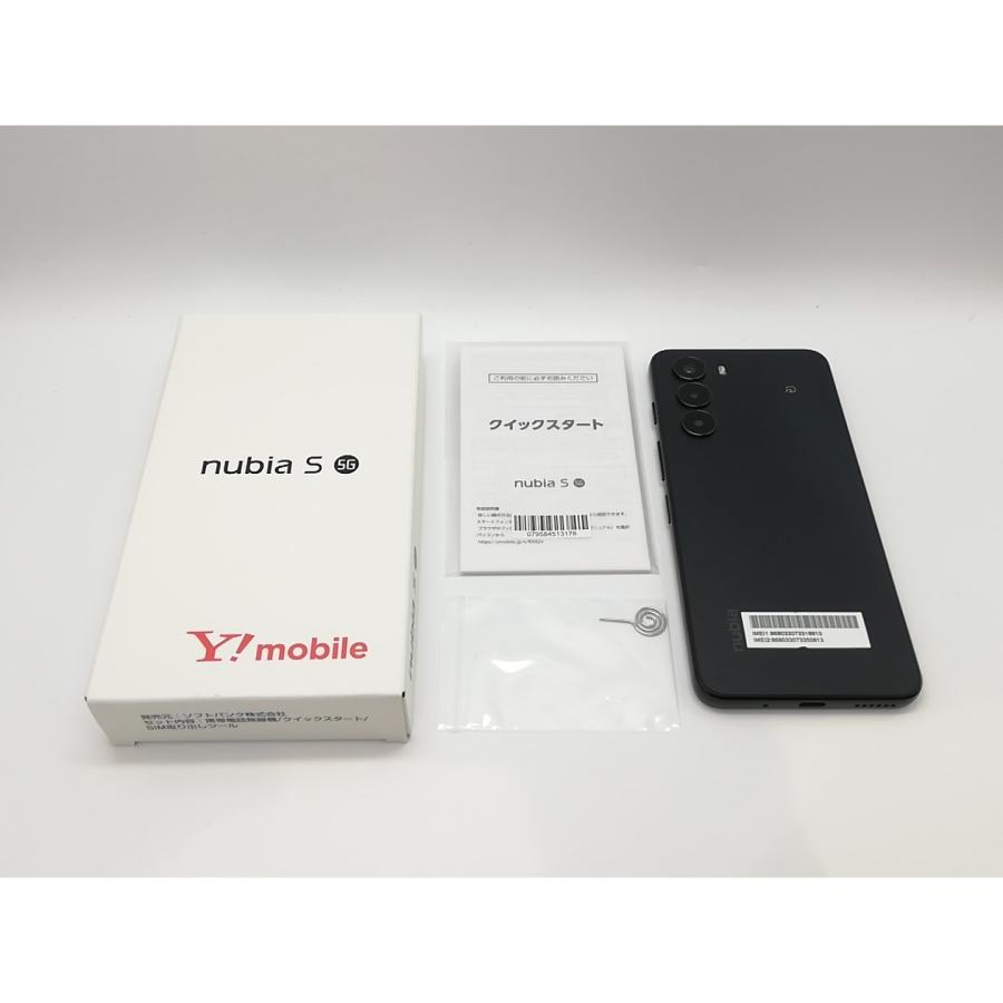 中古】ZTE ymobile 【SIMフリー】 nubia S 5G 4GB 128GB ブラック