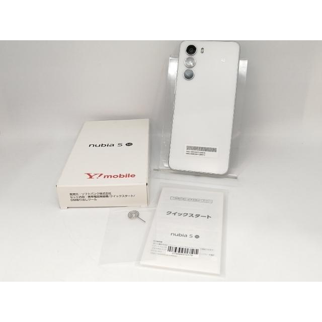 中古】ZTE ymobile 【SIMフリー】 nubia S 5G 4GB 128GB ホワイト