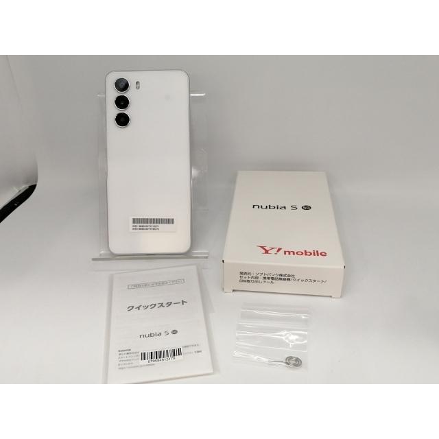 中古】ZTE ymobile 【SIMフリー】 nubia S 5G 4GB 128GB ホワイト
