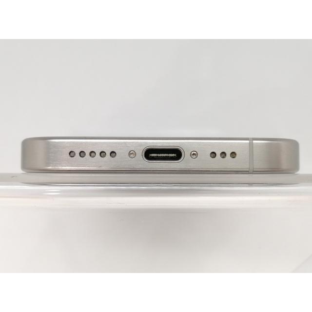 【中古】Apple 国内版 【SIMフリー】 iPhone 15 Pro 128GB ホワイトチタニウム MTU83J/A【東池袋1丁目】保証期間１ヶ月【ランクC】の画像