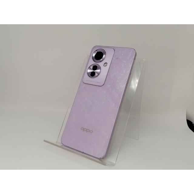 OPPO Reno11 A コーラルパープル　中古 中古】Oppo 国内版 【SIMフリー】 OPPO Reno11 A コーラルパープル 8GB