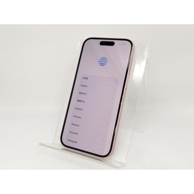 中古】Apple 国内版 【SIMフリー】 iPhone 15 128GB ピンク MTMJ3J/A