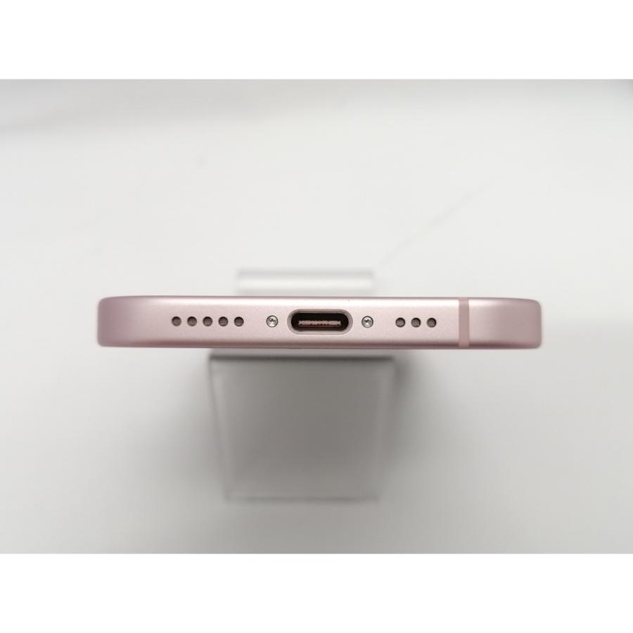 中古】Apple au 【SIMフリー】 iPhone 15 128GB ピンク MTMJ3J/A【川越