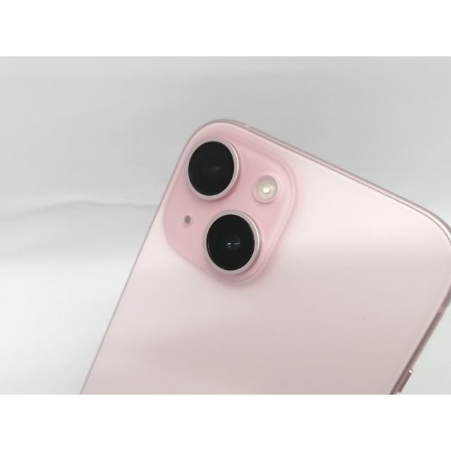 中古】Apple au 【SIMフリー】 iPhone 15 128GB ピンク MTMJ3J/A【川越