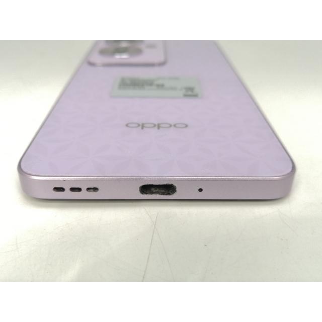中古】Oppo 国内版 【SIMフリー】 OPPO Reno11 A コーラルパープル 8GB