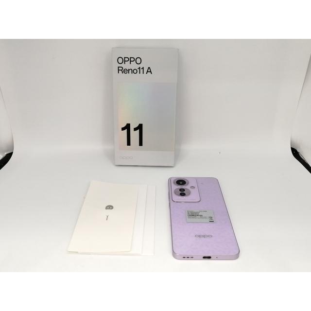 中古】Oppo 国内版 【SIMフリー】 OPPO Reno11 A コーラルパープル 8GB
