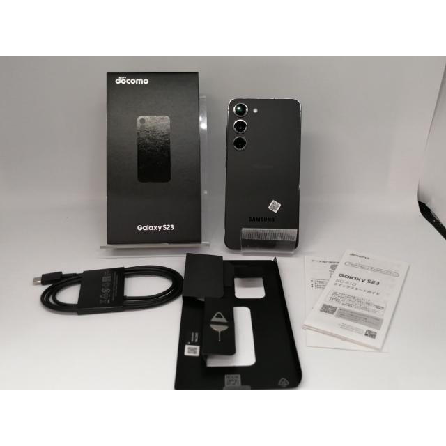 中古】SAMSUNG docomo 【SIMフリー】 Galaxy S23 ファントムブラック