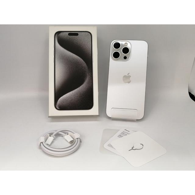 中古】Apple 国内版 【SIMフリー】 iPhone 15 Pro Max 256GB ホワイト