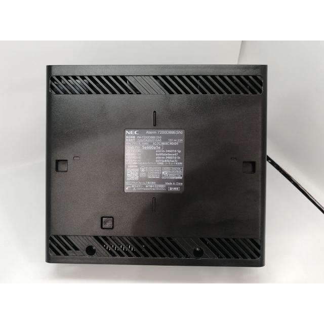 中古】NEC Aterm PA-7200D8BE Wi-Fi7(11be)対応無線LANルーター/2025年