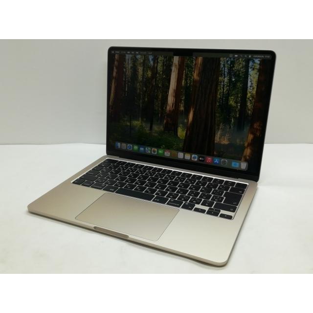 中古】Apple MacBook Air 13インチ M2(CPU:8C/GPU:8C) 16GB/256GB 
