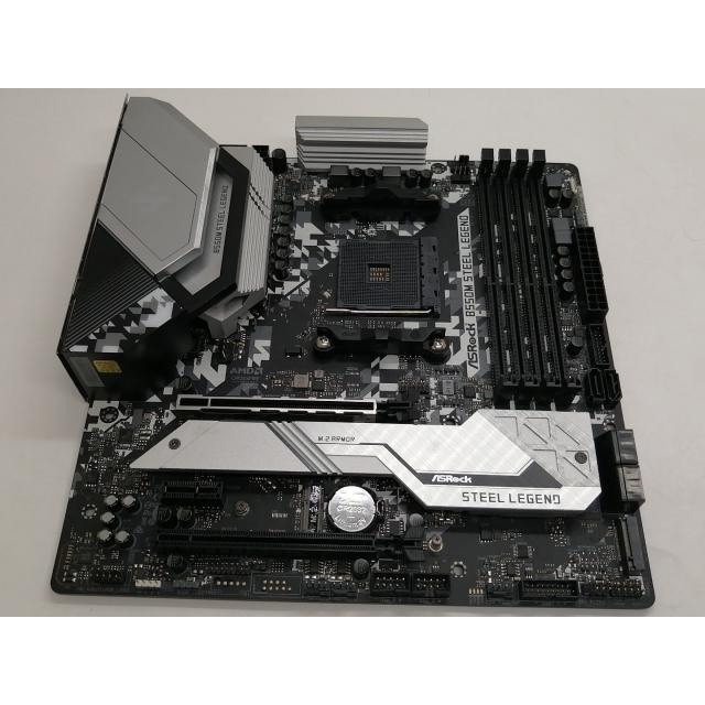 中古】ASRock B550M Steel Legend B550/AM4/2.5GbitLAN/MicroATX【仙台