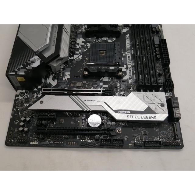 中古】ASRock B550M Steel Legend B550/AM4/2.5GbitLAN/MicroATX【仙台