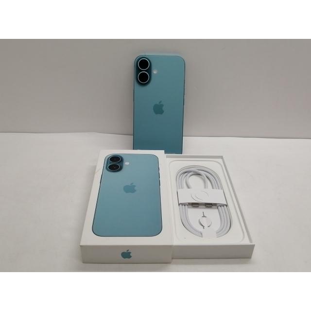 中古】Apple 国内版 【SIMフリー】 iPhone 16 256GB ティール MYE13J/A