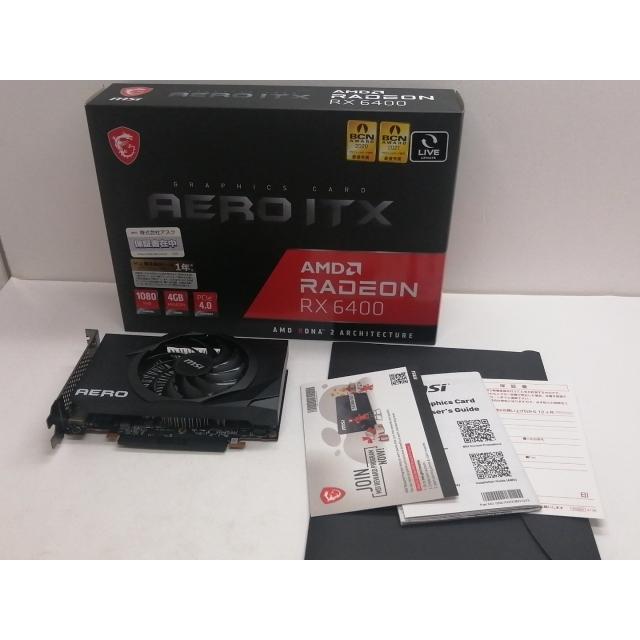 中古】AMD Radeon RX6400 4GB(GDDR6)【仙台イービーンズ】保証期間1