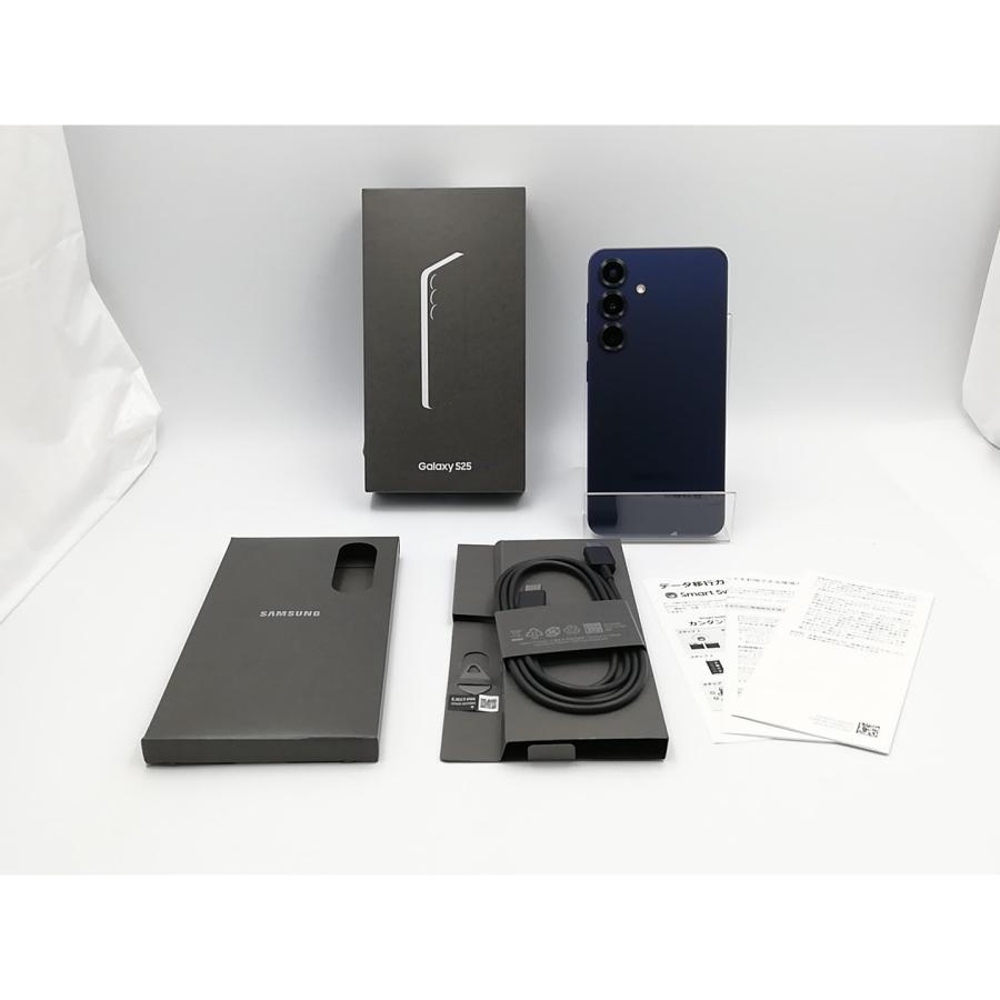 中古】SAMSUNG 国内版 【SIMフリー】 Galaxy S25 ネイビー 12GB 256GB