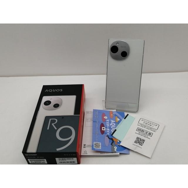 中古】SHARP 国内版 【SIMフリー】 AQUOS R9 ホワイト 12GB