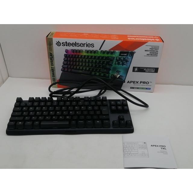 中古】SteelSeries Apex Pro TKL JP [ブラック]【仙台イービーンズ