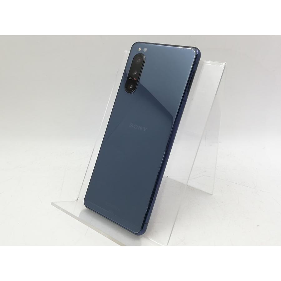 中古】SONY au 【SIMロック解除済み】 Xperia 5 II ブルー 8GB 128GB