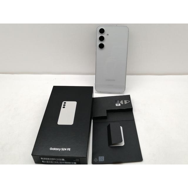 中古】SAMSUNG 国内版 【SIMフリー】 Galaxy S24 FE グレー 8GB 128GB