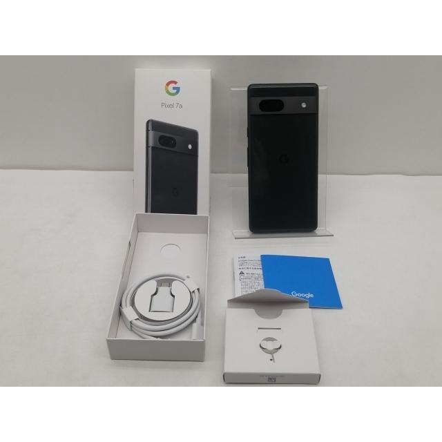 中古】Google UQmobile 【SIMフリー】 Pixel 7a チャコール 8GB 128GB
