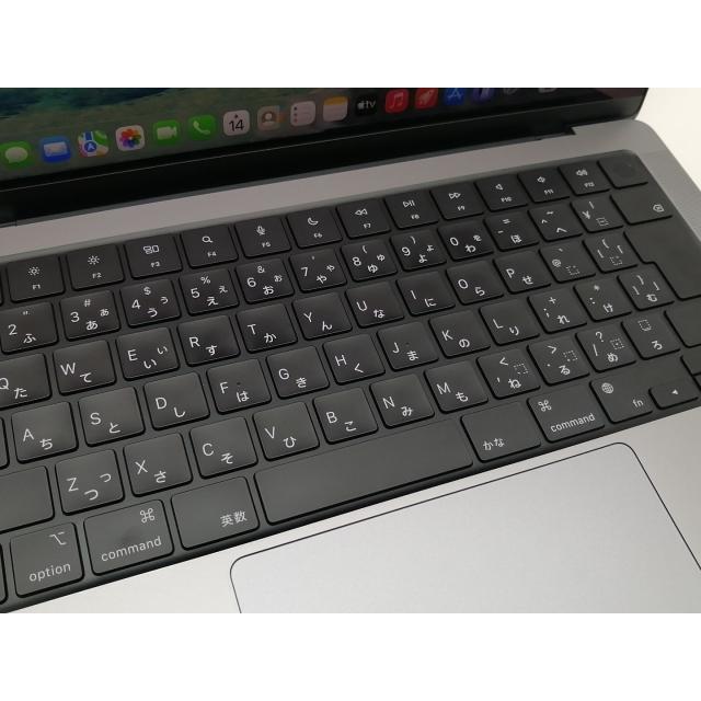 【中古】Apple MacBook Pro 14インチ M1 Pro(CPU:8C/GPU:14C) 16GB/512GB スペースグレイ MKGP3J/A (14インチ, 2021)【仙台駅東口】保証期間１ヶ月【ランクA】の画像