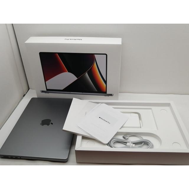 【中古】Apple MacBook Pro 14インチ M1 Pro(CPU:8C/GPU:14C) 16GB/512GB スペースグレイ MKGP3J/A (14インチ, 2021)【仙台駅東口】保証期間１ヶ月【ランクA】の画像
