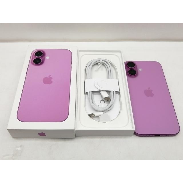 中古】Apple 国内版 【SIMフリー】 iPhone 16 256GB ピンク MYDY3J/A