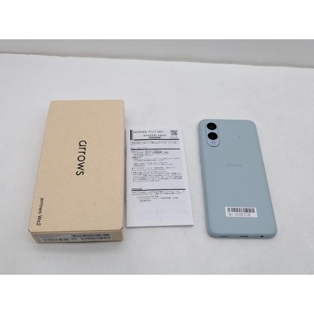 中古】FCNT 楽天モバイル 【SIMフリー】 arrows We2 ライトブルー 4GB