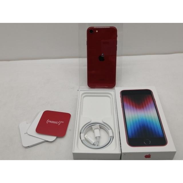 【未使用】Apple 国内版 【SIMフリー】 iPhone SE（第3世代） 64GB (PRODUCT)RED MMYE3J/A【仙台駅東口】保証期間３ヶ月の画像