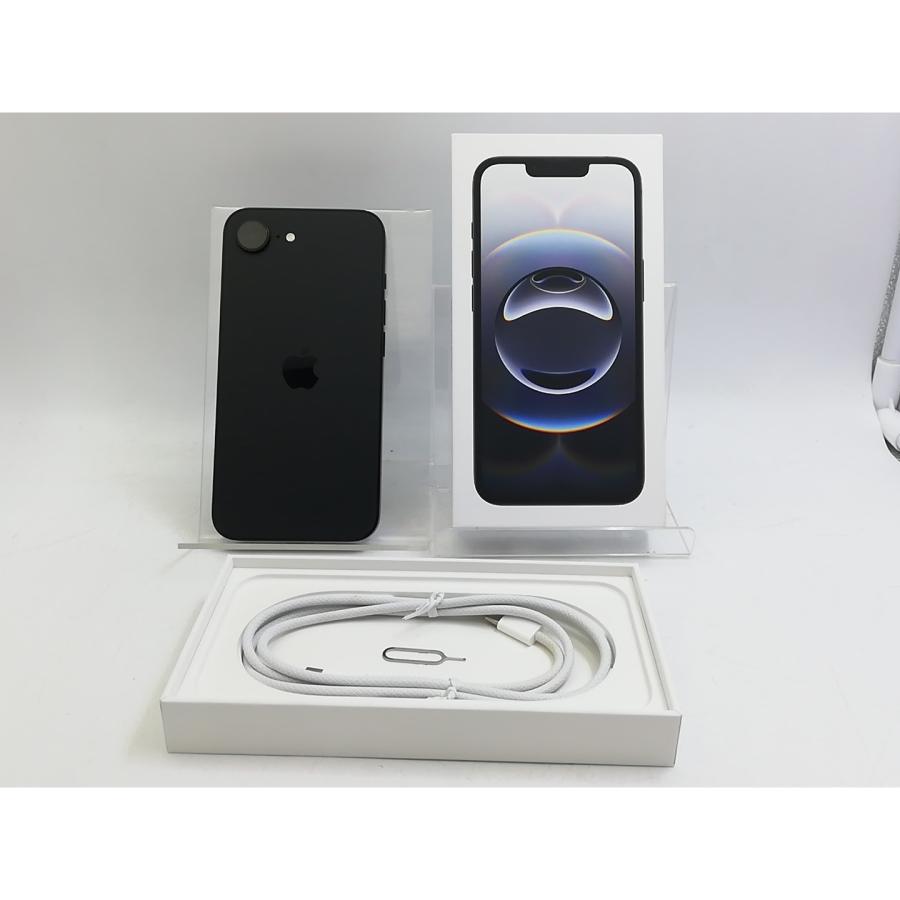 【中古】Apple 国内版 【SIMフリー】 iPhone 16e 256GB ブラック MD1T4J/A【大宮東口】保証期間１ヶ月【ランクA】の画像