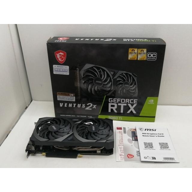 中古】MSI GeForce RTX 3060 Ti VENTUS 2X 8GD6X OC RTX3060Ti(LHR