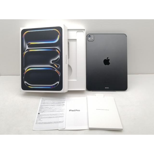[美品] M4 iPadPro 11インチ Wi-Fiシルバー 2024年 中古】Apple 【Wi-Fi】 11インチ iPad Pro（M4/2024） 256GB スペース