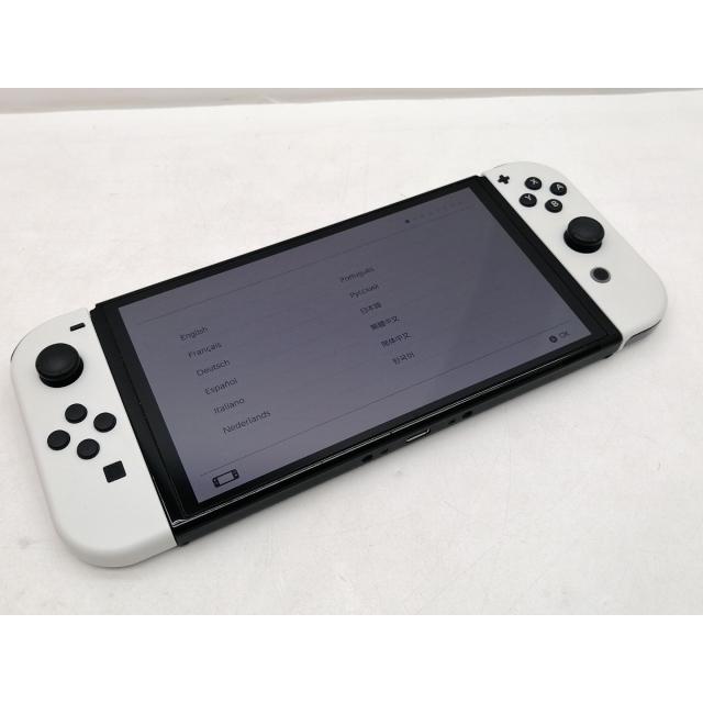 中古】Nintendo Switch 本体 (有機ELモデル) HEG-S-KAAAA ホワイト