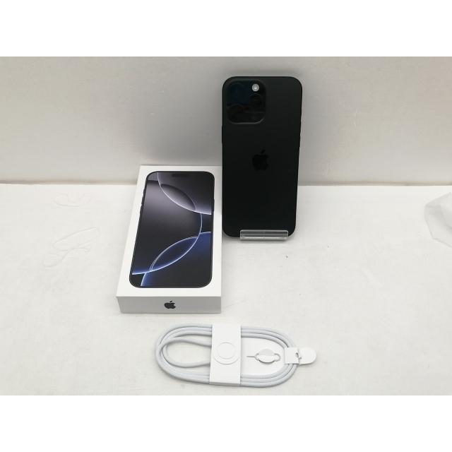 【中古】Apple 国内版 【SIMフリー】 iPhone 16 Pro Max 256GB ブラックチタニウム MYWG3J/A【仙台イービーンズ】保証期間１ヶ月【ランクB】の画像