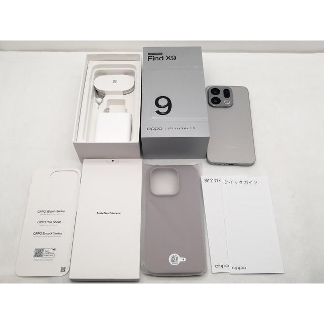 中古】Oppo 国内版 【SIMフリー】 OPPO Find X9 チタニウムグレー 16GB