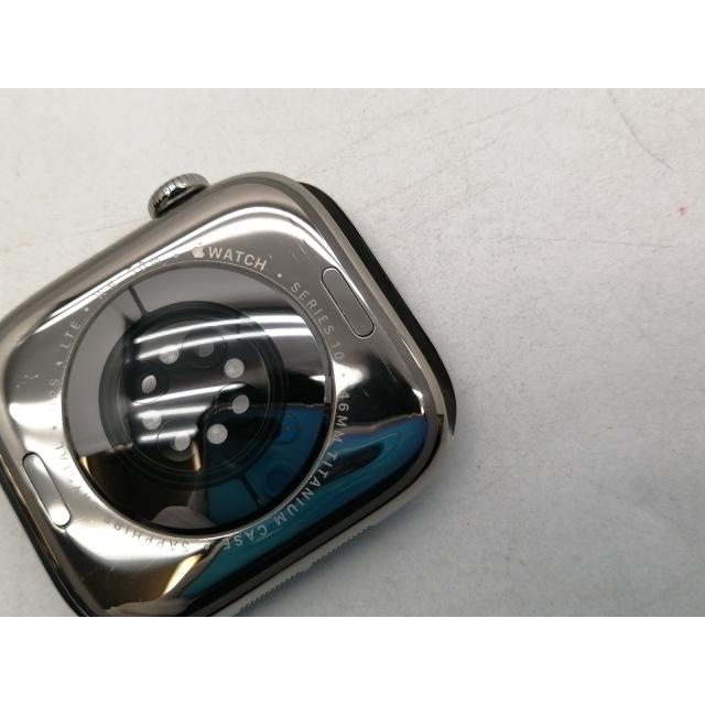 【中古】Apple Watch Series10 46mm Cellular ナチュラルチタニウムケース/ナチュラルミラネーゼループ (M/L) MWYC3J/A【仙台イービーンズ】保証期間１ヶ月の画像