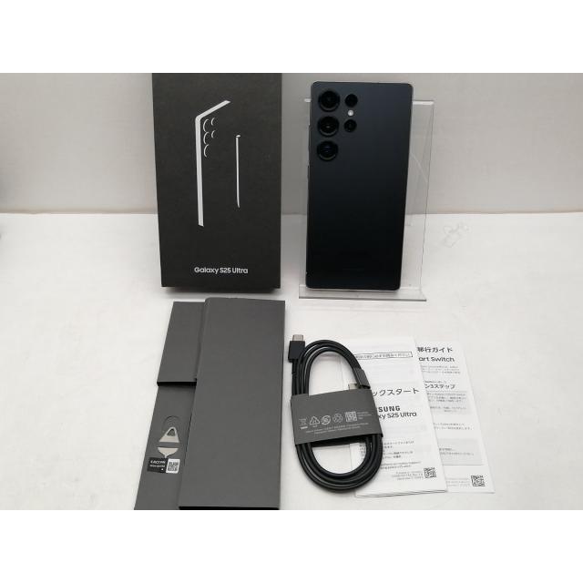 【中古】SAMSUNG SoftBank 【SIMフリー】 Galaxy S25 Ultra チタニウムブラック 12GB 256GB SM-S938Z【仙台イービーンズ】保証期間１ヶ月【ランクA】の画像
