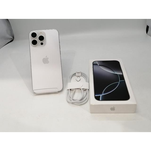 中古】Apple 国内版 【SIMフリー】 iPhone 16 Pro Max 256GB ホワイト