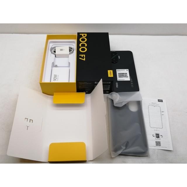 【中古】Xiaomi 国内版 【SIMフリー】 Poco F7 ブラック 12GB 512GB【仙台イービーンズ】保証期間１ヶ月【ランクA】の画像
