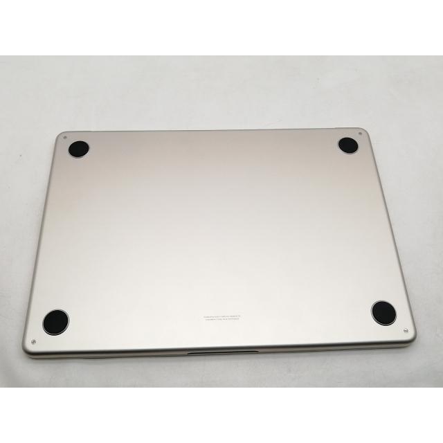 【中古】MacBook Air 13インチ M3(CPU:8C/GPU:10C) 24GB/512GB スターライト MC8P4J/A (13インチ, M3, 2024)【仙台イービーンズ】保証期間１ヶ月【ランクB】の画像
