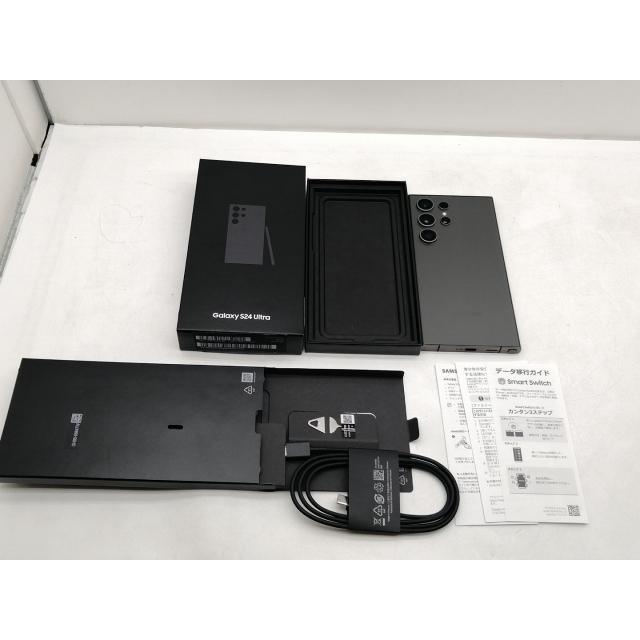 【中古】SAMSUNG 国内版 【SIMフリー】 Galaxy S24 Ultra チタニウムブラック 12GB 256GB SM-S928QZKESJP【仙台イービーンズ】保証期間１ヶ月【ランクA】の画像