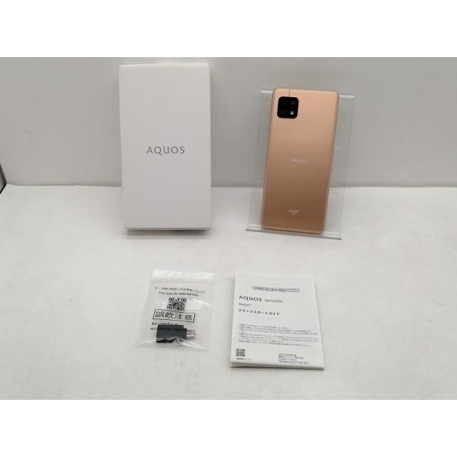 SHARP AQUOS sense6s simフリー ライトカッパー 未使用品 中古】SHARP UQmobile 【SIMフリー】 AQUOS sense6s ライトカッパー