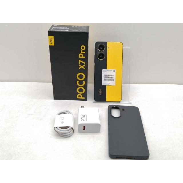 中古】Xiaomi 【SIMフリー】 Poco X7 Pro イエロー 12GB 512GB