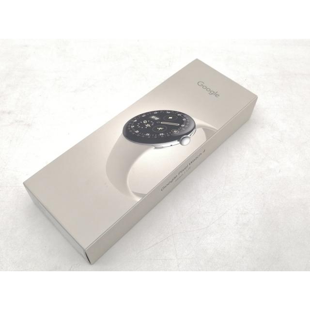 未使用】Google Pixel Watch4 LTEモデル 41mm Polished Silver アルミ 