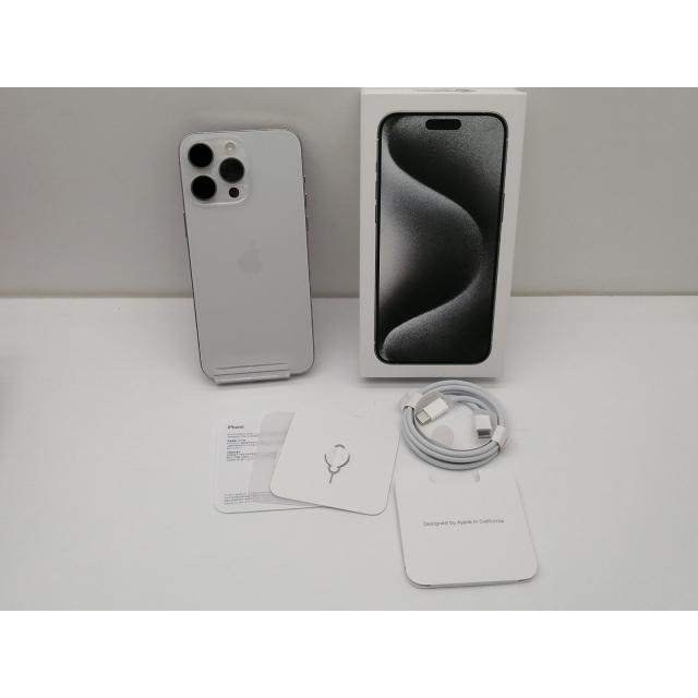 中古】Apple 国内版 【SIMフリー】 iPhone 15 Pro Max 256GB ホワイト