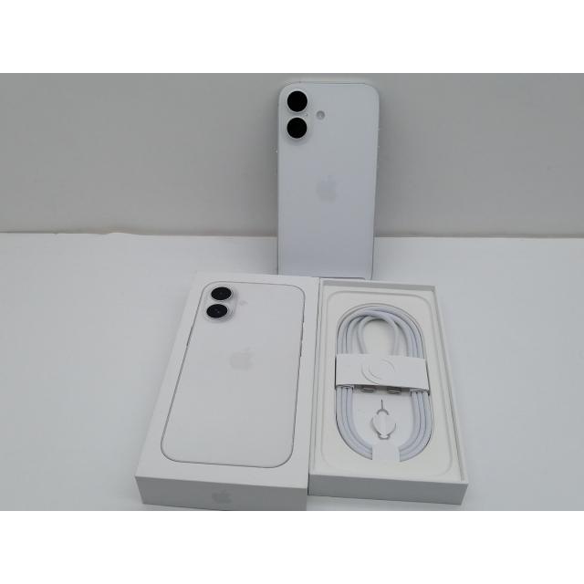 中古】Apple docomo 【SIMフリー】 iPhone 16 128GB ホワイト MYDR3J/A