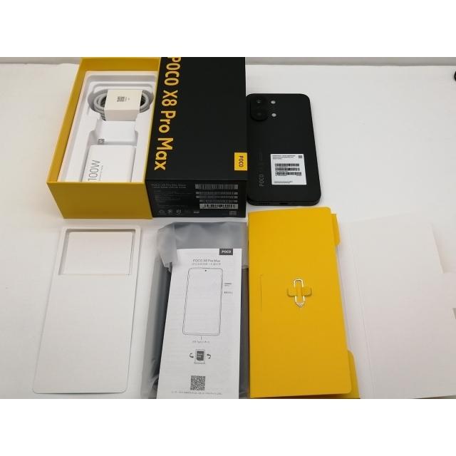中古】Xiaomi 国内版 【SIMフリー】 POCO X8 Pro Max ブラック 12GB